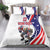 Custom United States Ice Hockey Go Champions Bedding Set Team USA Eagle Mascot Style