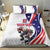 Custom United States Ice Hockey Go Champions Bedding Set Team USA Eagle Mascot Style