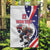 Custom United States Ice Hockey Go Champions Garden Flag Team USA Eagle Mascot Style