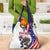 Custom United States Ice Hockey Go Champions Grocery Bag Team USA Eagle Mascot Style