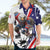 Custom United States Ice Hockey Go Champions Hawaiian Shirt Team USA Eagle Mascot Style