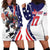 Custom United States Ice Hockey Go Champions Hoodie Dress Team USA Eagle Mascot Style