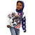 Custom United States Ice Hockey Go Champions Kid Hoodie Team USA Eagle Mascot Style