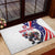 Custom United States Ice Hockey Go Champions Rubber Doormat Team USA Eagle Mascot Style