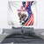 Custom United States Ice Hockey Go Champions Tapestry Team USA Eagle Mascot Style