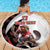 Custom Canada Ice Hockey Go Champions Beach Blanket Team Canada Beaver Mascot Style