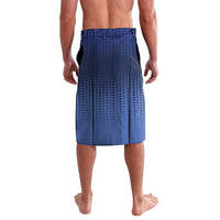 France Rugby Custom Lavalava Come on Les Bleus Blue Style