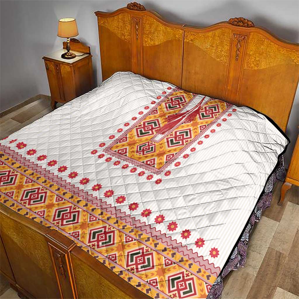 Slovakia Costume Quilt Traditional Folk Pattern