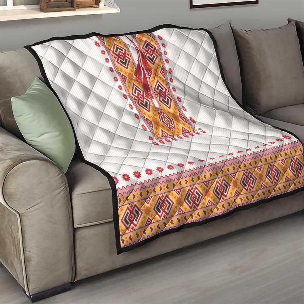 Slovakia Costume Quilt Traditional Folk Pattern