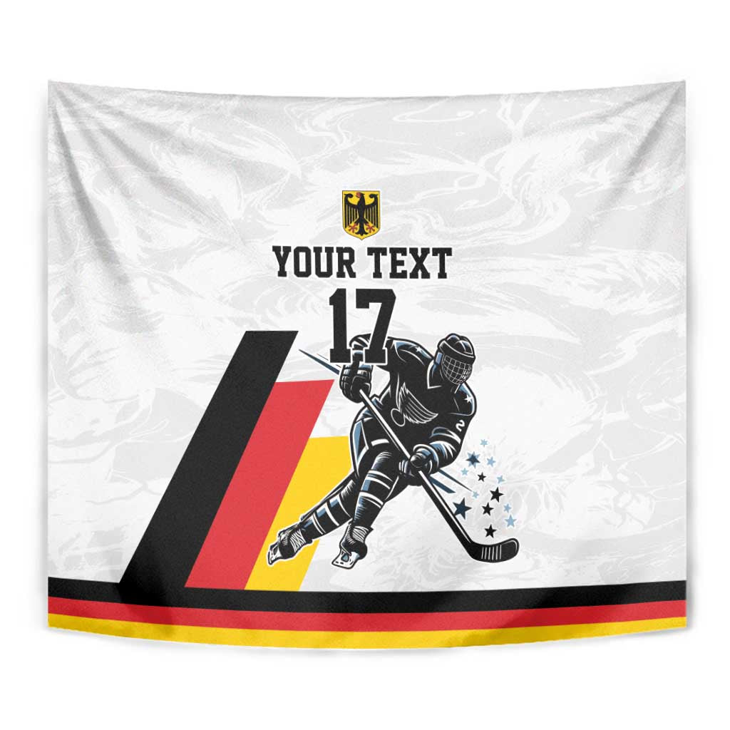 Custom Germany Ice Hockey Tapestry Retro Jersey