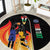 Custom Italian Republic Baketball Round Carpet Sporty Style