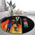 Custom Italian Republic Baketball Round Carpet Sporty Style