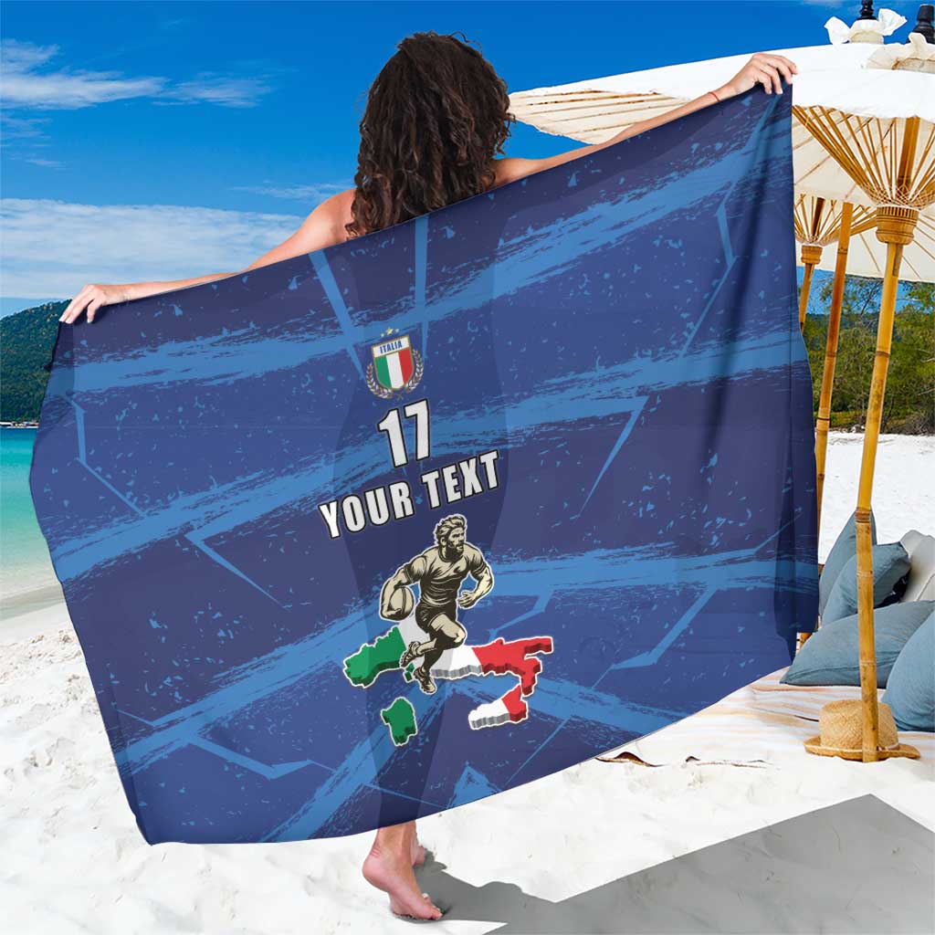Italian Republic Rugby Custom Sarong Sporty Style