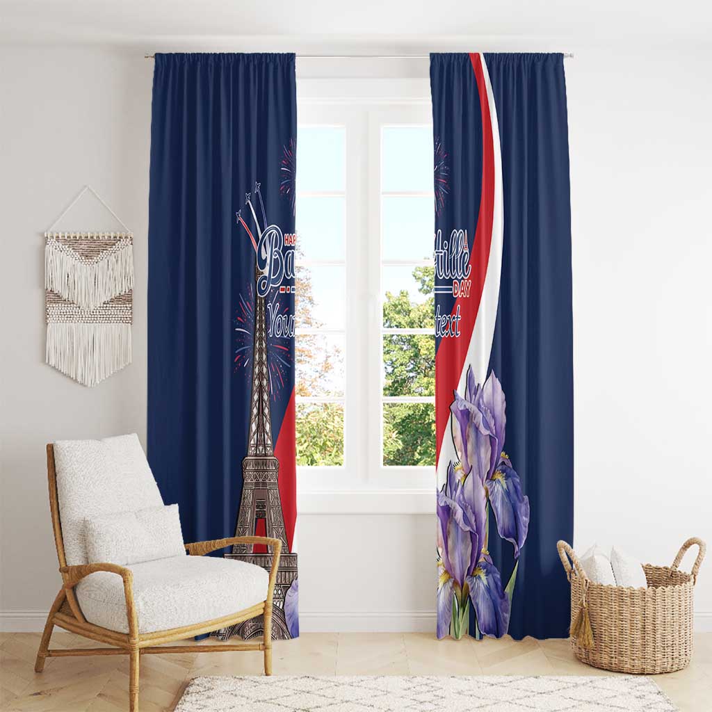 Personalized France Bastille Day Window Curtain Le 14 Juillet