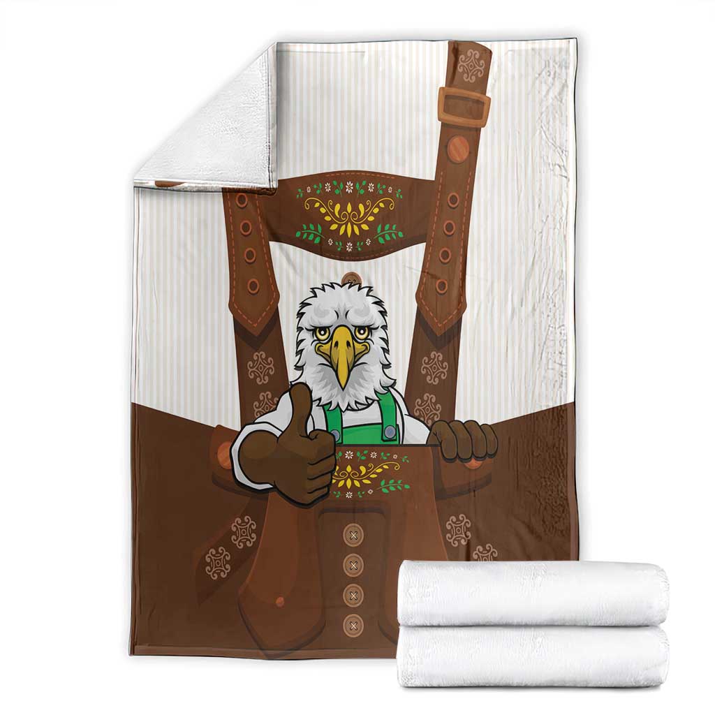 Lederhosen Costume Germany Blanket Bald Eagles With Traditional German Pattern