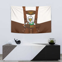 Lederhosen Costume Germany Tapestry Bald Eagles With Traditional German Pattern