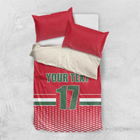 Custom Hungary Ice Hockey Bedding Set Red Style Come on Magyars