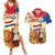 Netherlands Lion and Knight Couples Matching Summer Maxi Dress and Hawaiian Shirt Tulips and Windmills