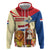 Netherlands Lion and Knight Hoodie Tulips and Windmills