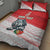 Custom Portugal Rugby Go Champions Quilt Bed Set Wolf Mascot Style