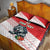 Custom Portugal Rugby Go Champions Quilt Bed Set Wolf Mascot Style