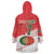 Custom Portugal Rugby Go Champions Wearable Blanket Hoodie Wolf Mascot Style