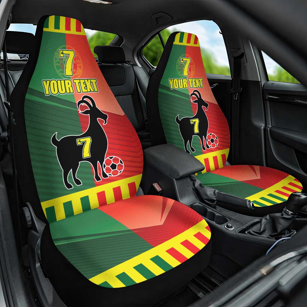 Personalized Portugal 7 Goat Car Seat Cover Greatest Of All Time Sporty Style