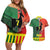 Personalized Portugal 7 Goat Couples Matching Off Shoulder Short Dress and Hawaiian Shirt Greatest Of All Time Sporty Style