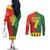 Personalized Portugal 7 Goat Couples Matching Off The Shoulder Long Sleeve Dress and Long Sleeve Button Shirt Greatest Of All Time Sporty Style