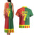 Personalized Portugal 7 Goat Couples Matching Tank Maxi Dress and Hawaiian Shirt Greatest Of All Time Sporty Style