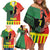 Personalized Portugal 7 Goat Family Matching Off Shoulder Short Dress and Hawaiian Shirt Greatest Of All Time Sporty Style