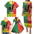 Personalized Portugal 7 Goat Family Matching Puletasi and Hawaiian Shirt Greatest Of All Time Sporty Style