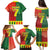 Personalized Portugal 7 Goat Family Matching Puletasi and Hawaiian Shirt Greatest Of All Time Sporty Style