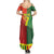 Personalized Portugal 7 Goat Family Matching Summer Maxi Dress and Hawaiian Shirt Greatest Of All Time Sporty Style