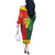 Personalized Portugal 7 Goat Off The Shoulder Long Sleeve Dress Greatest Of All Time Sporty Style