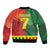 Personalized Portugal 7 Goat Sleeve Zip Bomber Jacket Greatest Of All Time Sporty Style