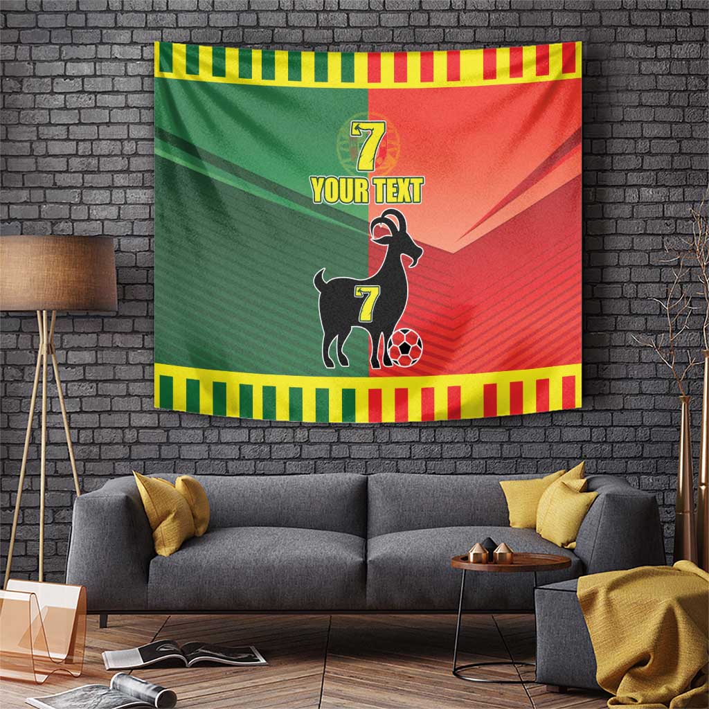 Personalized Portugal 7 Goat Tapestry Greatest Of All Time Sporty Style