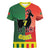 Personalized Portugal 7 Goat Women V-Neck T-Shirt Greatest Of All Time Sporty Style