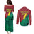 Personalized Portugal 7 Goat Couples Matching Puletasi and Long Sleeve Button Shirt Greatest Of All Time Red Green Vintage