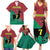 Personalized Portugal 7 Goat Family Matching Summer Maxi Dress and Hawaiian Shirt Greatest Of All Time Red Green Vintage