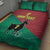 Personalized Portugal 7 Goat Quilt Bed Set Greatest Of All Time Red Green Vintage