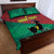 Personalized Portugal 7 Goat Quilt Bed Set Greatest Of All Time Red Green Vintage