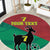 Personalized Portugal 7 Goat Round Carpet Greatest Of All Time Red Green Vintage