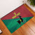 Personalized Portugal 7 Goat Rubber Doormat Greatest Of All Time Red Green Vintage