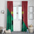 Personalized Portugal 7 Goat Window Curtain Greatest Of All Time Red Green Vintage