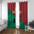 Personalized Portugal 7 Goat Window Curtain Greatest Of All Time Red Green Vintage