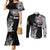 Finland Vikings Culture Couples Matching Mermaid Dress and Long Sleeve Button Shirt Suomi Viking Ships