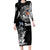 Finland Vikings Culture Family Matching Long Sleeve Bodycon Dress and Hawaiian Shirt Suomi Viking Ships