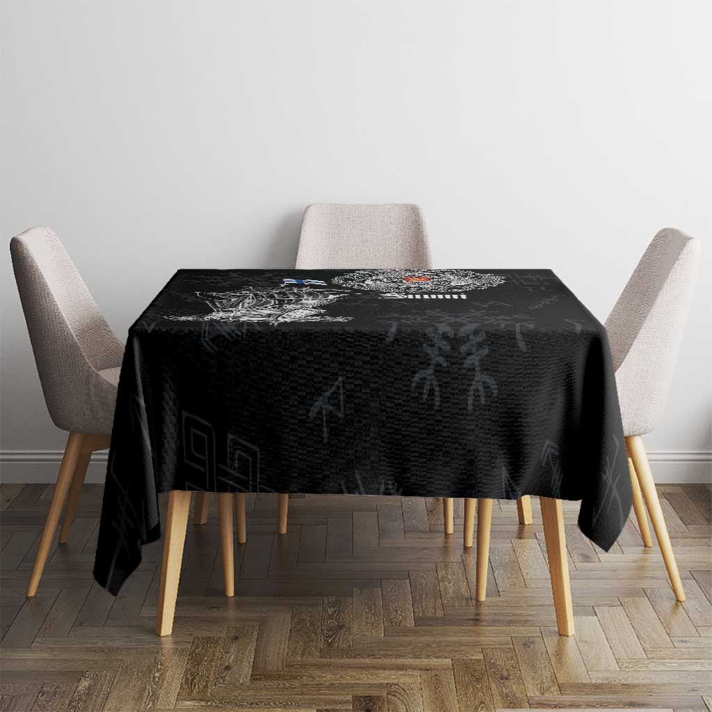 Finland Vikings Culture Tablecloth Suomi Viking Ships
