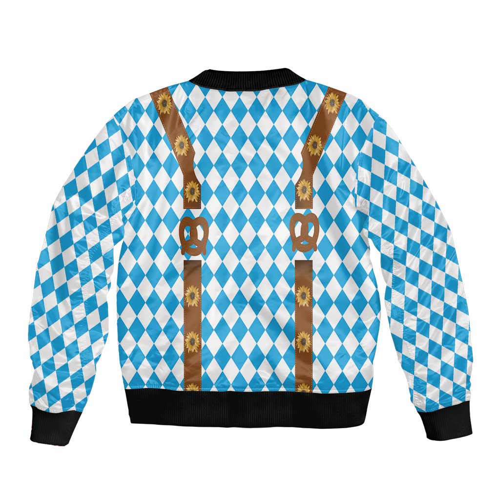 Germany Oktoberfest Bomber Jacket Lederhosen Costume